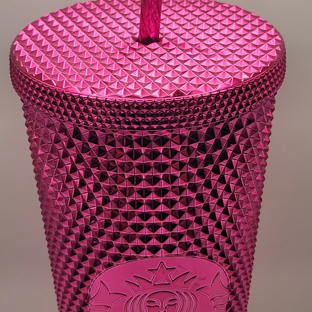 Starbucks Pink 2022 Holiday Studded Tumbler - Picture 3 of 6
